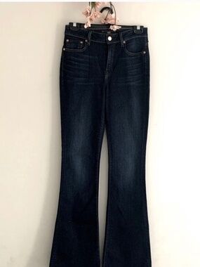 The Castings high rise flare in Crown wash, size 27